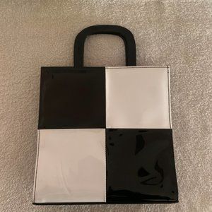 Black and White Checkered Purse Sephora design by Caroline Lisfrance